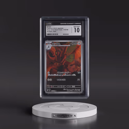 2023 Ruler of the Black Flame #116/108 Scizor - Art Rare Holo (CGC 10 GEM MINT)