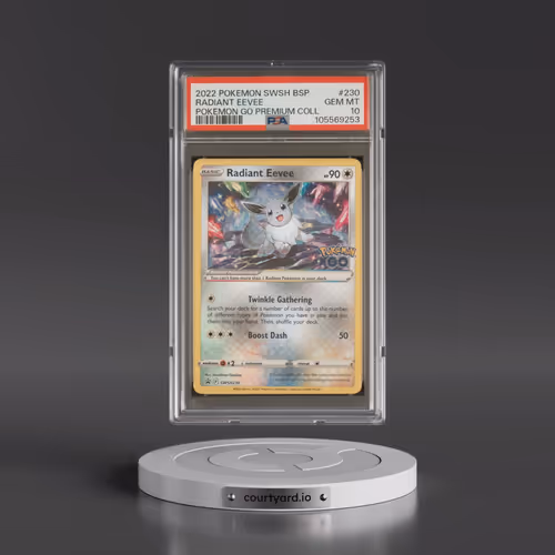 2022 Pokémon Swsh Black Star Promo #230 Radiant Eevee - Holo Pokemon Go Premium Collection Radiant E
