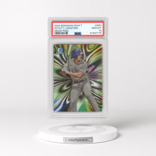 2023 Bowman Draft Mood Ring #MR3 Wyatt Langford (PSA 10 GEM MINT)