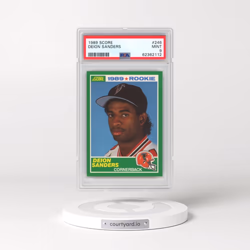 1989 Score #246 Deion Sanders (PSA 9 MINT)