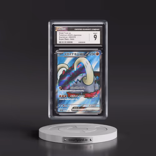 2023 Scarlet ex #093/078 Great Tusk ex - Super Rare Holo (CGC 9 MINT)