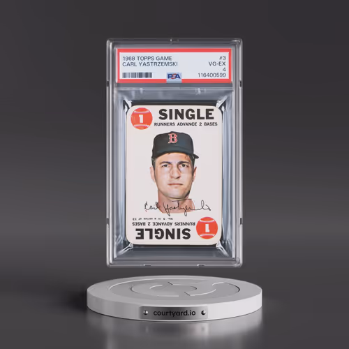 1968 Topps Game #3 Carl Yastrzemski (PSA 4 VG-EX)
