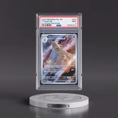 2023 Pokémon Pal EN-Paldea Evolved #222 Tyranitar - Illustration Rare (PSA 9 MINT)