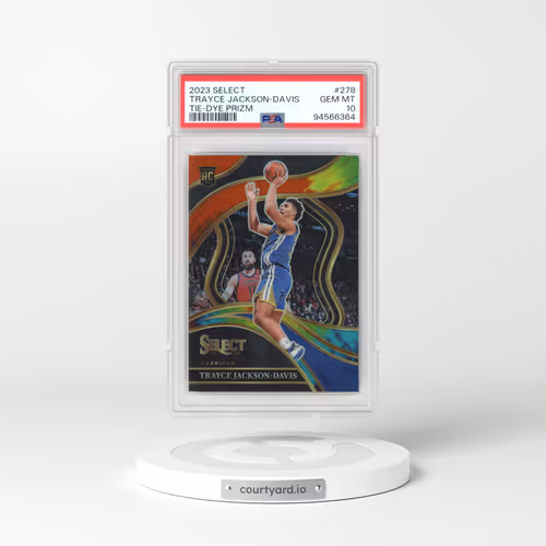 2023 Panini Select #278 Trayce Jackson-Davis - Tie-Dye Prizm (PSA 10 GEM MINT)