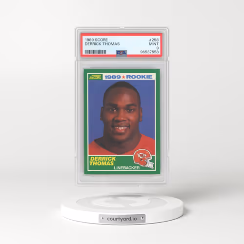 1989 Score #258 Derrick Thomas (PSA 9 MINT)