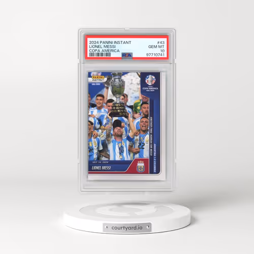 2024 Panini Instant Conmebol Copa America 2024 #43 Lionel Messi (PSA 10 GEM MINT)