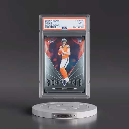 2024 Panini Phoenix Rookie Rising #RRBNX Bo Nix (PSA 9 MINT)
