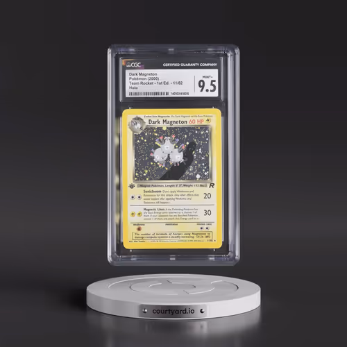 2000 Team Rocket #11/82 Dark Magneton - 1st Edition Holo (CGC 9.5 MINT+)