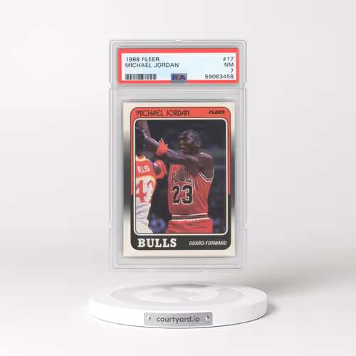 1988 Fleer #17 Michael Jordan (PSA 7 NM)
