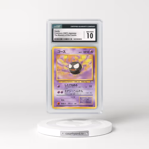 1997 The Mystery of the Fossils Gastly (CGC 10 GEM MINT)