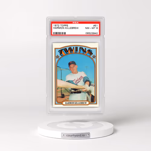 1972 Topps #51 Harmon Killebrew (PSA 8 NM-MT)
