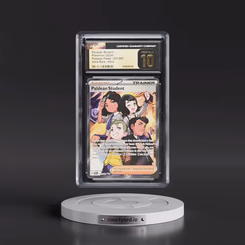 2024 Pokémon Paf EN-Paldean Fates #231 Paldean Student - Ultra Rare (CGC 10 PRISTINE)