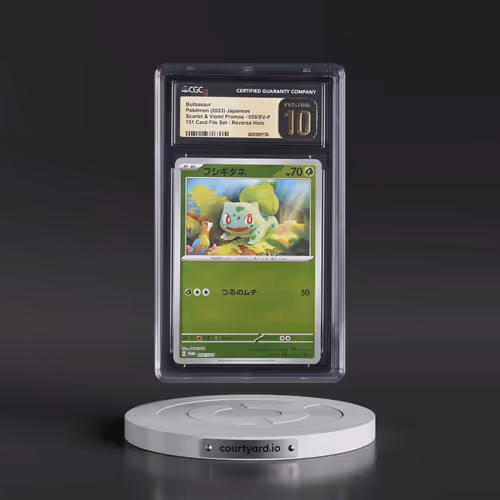2022 Scarlet & Violet Promos #059/SV-P Bulbasaur - Reverse Holo 151 Card File Set Poke Ball (CGC 10