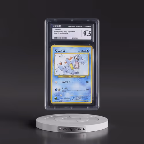 1999 Neo Premium File Totodile - No Rarity (CGC 9.5 MINT+)