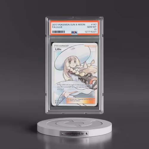 2017 Pokémon Sun & Moon #147 Lillie - Full Art (PSA 10 GEM MINT)