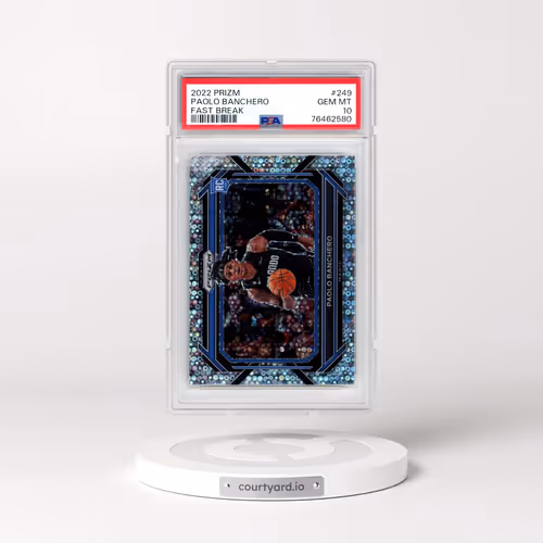2022 Panini Prizm #249 Paolo Banchero - Fast Break (PSA 10 GEM MINT)