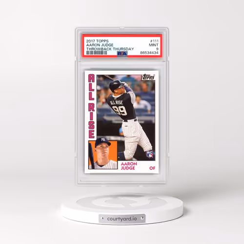 2017 Topps Throwback Thursday #111 Aaron Judge (PSA 9 MINT)