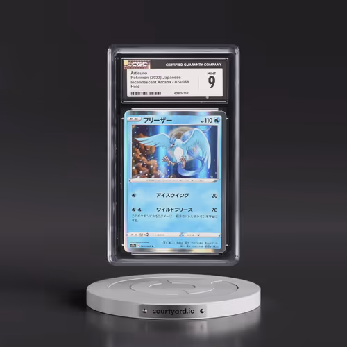 2022 Incandescent Arcana #024/068 Articuno - Holo (CGC 9 MINT)