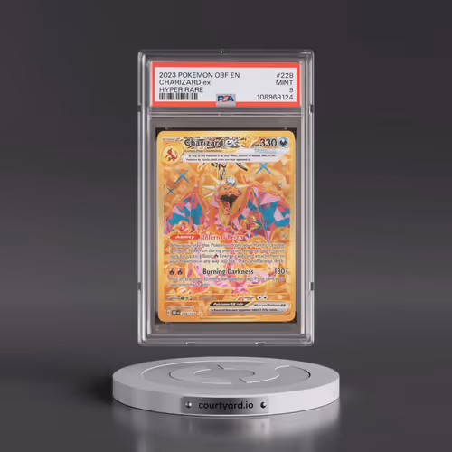 2023 Pokémon Obf EN-Obsidian Flames #228 Charizard EX - Holo Hyper Rare (PSA 9 MINT)