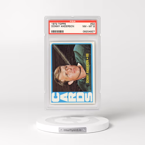 1972 Topps #32 Donny Anderson (PSA 8 NM-MT)