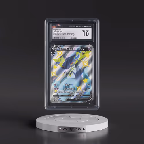 2017 Black Star Promos - Sword & Shield #SWSH096 Dragapult V - Holo Shining Fates Premium Collection