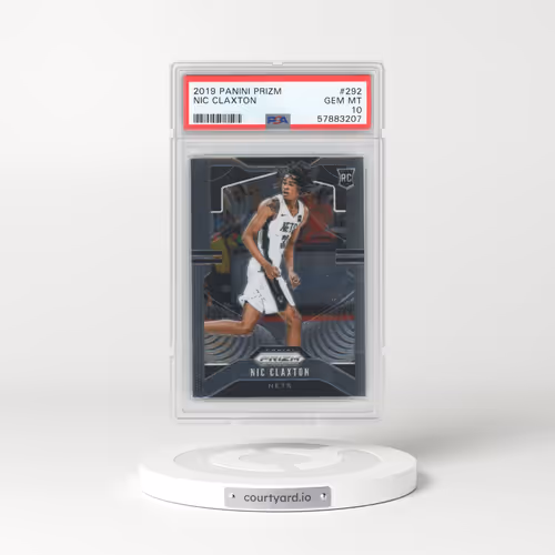 2019 Panini Prizm #292 Nic Claxton (PSA 10 GEM MINT)