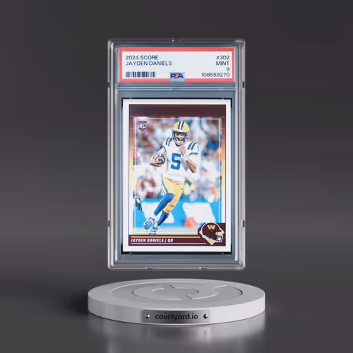 2024 Panini Score #302 Jayden Daniels (PSA 9 MINT)