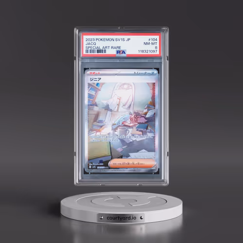 2023 Pokémon Sv1s-Scarlet EX #104 Jacq - Special Art Rare (PSA 8 NM-MT)