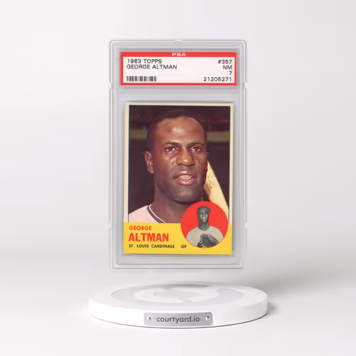 1963 Topps #357 George Altman (PSA 7 NM)
