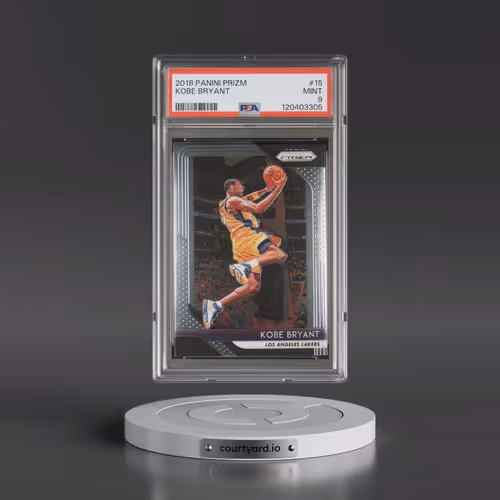 2018 Panini Prizm #15 Kobe Bryant (PSA 9 MINT)