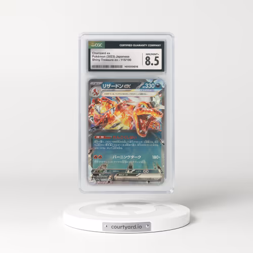 2023 Pokémon Sv4a-Shiny Treasure EX #115 Charizard EX - Holo (CGC 8.5 NM-MT+)