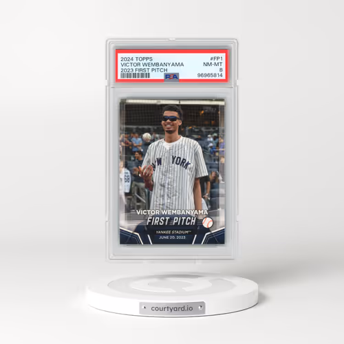 2024 Topps 2023 First Pitch #FP1 Victor Wembanyama (PSA 8 NM-MT)