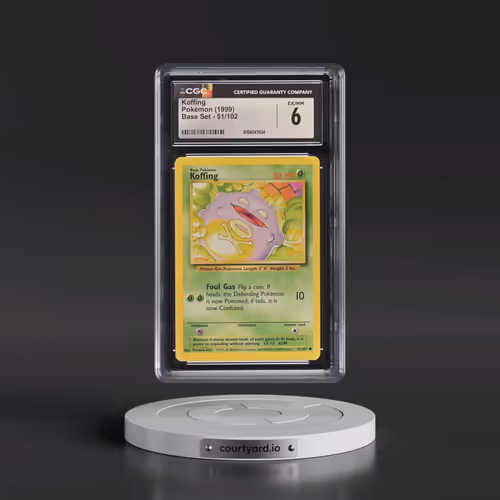 1999 Base Set #51/102 Koffing (CGC 6 EX-NM)