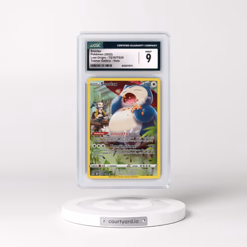 2022 Lost Origin #TG10/TG30 Snorlax - Trainer Gallery Holo (CGC 9 MINT)