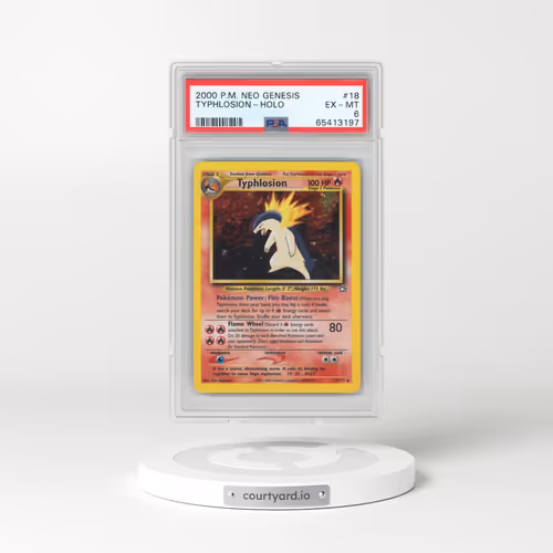 2000 Pokémon Neo Genesis #18 Typhlosion - Holo (PSA 6 EX-MT)