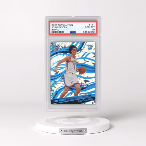 2021 Panini Revolution #111 Josh Giddey - Impact (PSA 10 GEM MINT)