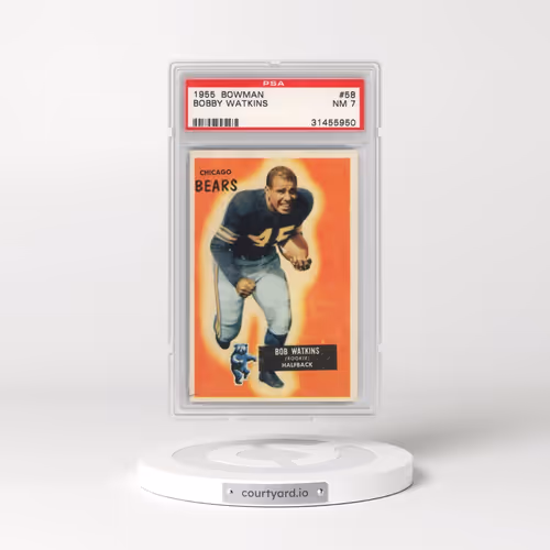1955 Bowman #58 Bobby Watkins (PSA 7 NM)