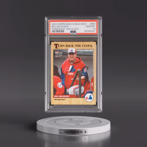 2023 Topps Now X Bill Belichick Turn Back the Clock #BB1 Bill Belichick (PSA 10 GEM MINT)