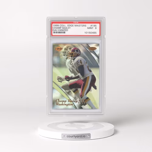1999 Collector's Edge Masters #195 Champ Bailey - Galvanized (PSA 9 MINT)