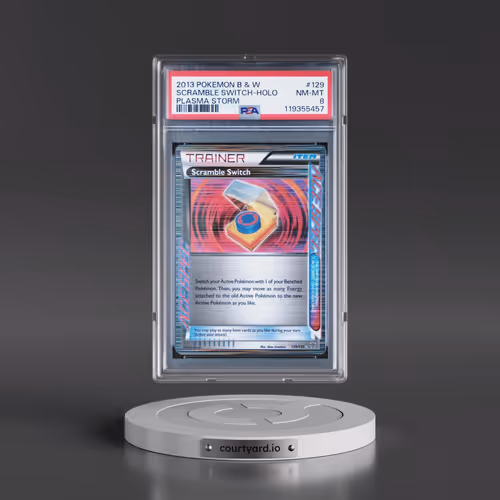 2013 Pokémon Black & White Plasma Storm #129 Scramble Switch - Holo (PSA 8 NM-MT)