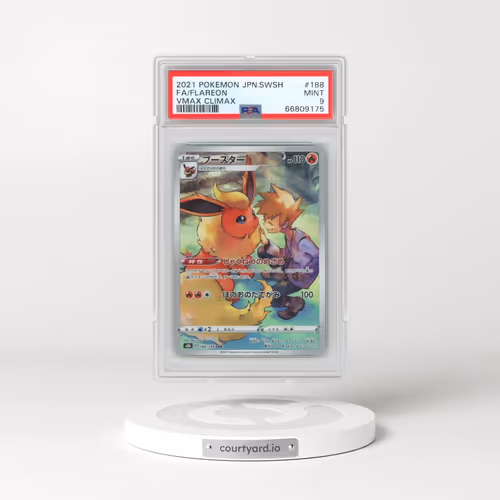 2021 Pokémon Sword & Shield Vmax Climax #188 Flareon - Full Art (PSA 9 MINT)