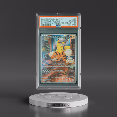 2023 Pokémon SV-P Promo #098 Detective Pikachu - Detective Pikachu Returns Pre-Order (PSA 10 GEM MINT)