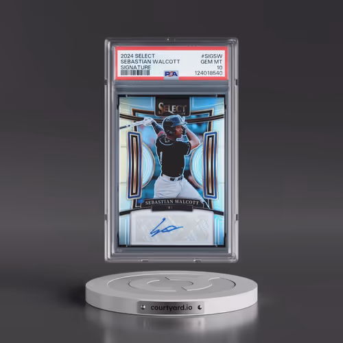 2024 Panini Select Signatures #SIGSW Sebastian Walcott (PSA 10 GEM MINT)