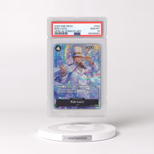 2023 One Piece OP05-Awakening of the New Era #093 Rob Lucci - Alternate Art (PSA 10 GEM MINT)