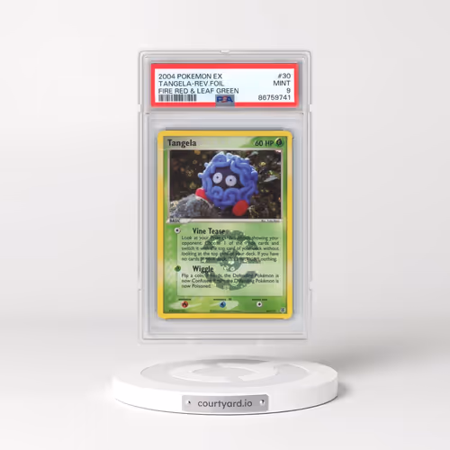 2004 Pokémon EX Fire Red & Leaf Green #30 Tangela - Reverse Foil (PSA 9 MINT)