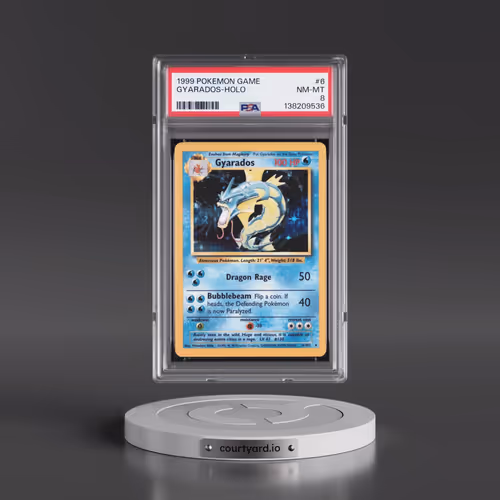 1999 Pokémon Game #6 Gyarados - Holo (PSA 8 NM-MT)