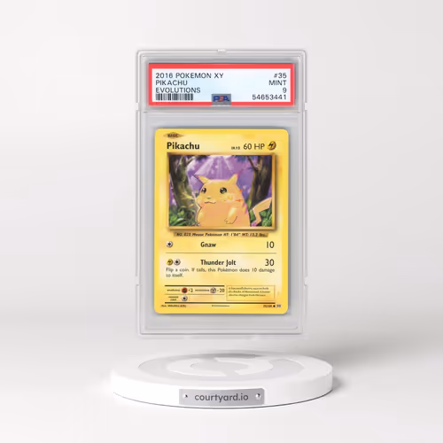 2016 Pokémon XY Evolutions #35 Pikachu (PSA 9 MINT)