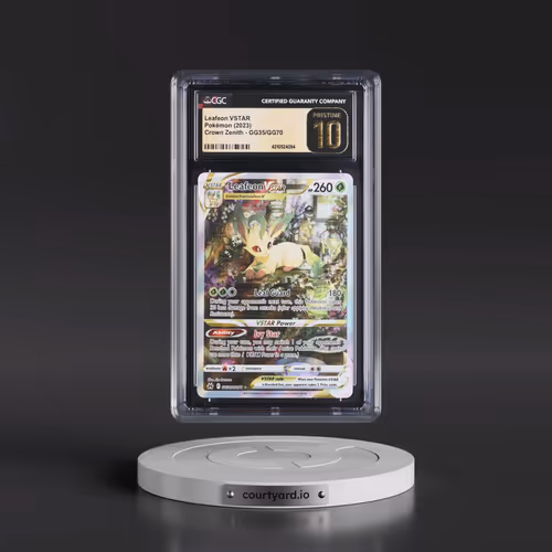 2023 Crown Zenith #GG35/GG70 Leafeon VSTAR - Galarian Gallery Holo (CGC 10 PRISTINE)
