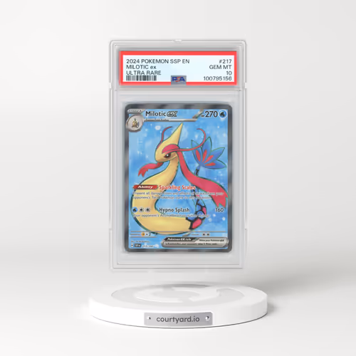 2024 Pokémon Ssp EN-Surging Sparks #217 Milotic EX - Holo Ultra Rare (PSA 10 GEM MINT)