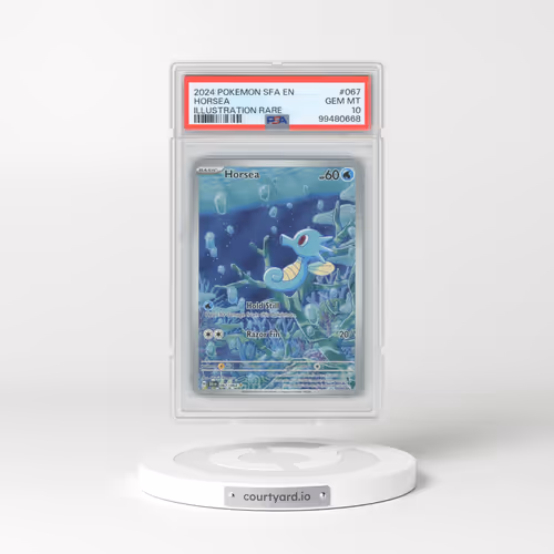 2024 Pokémon Sfa EN-Shrouded Fable #067 Horsea - Illustration Rare (PSA 10 GEM MINT)